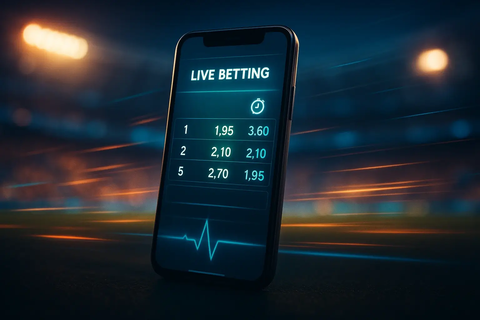 Scommesse live in tempo reale con quote dinamiche durante una partita sportiva