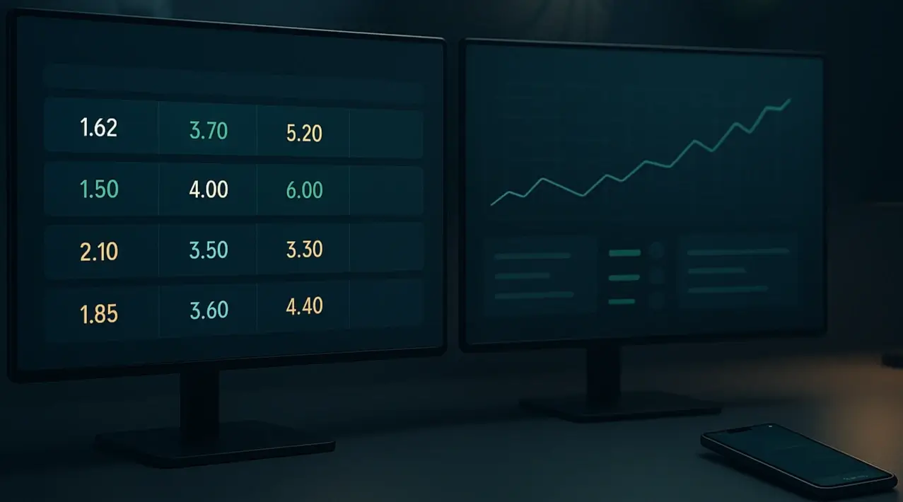 Strategie professionali per le scommesse sportive con analisi dati e grafici statistici